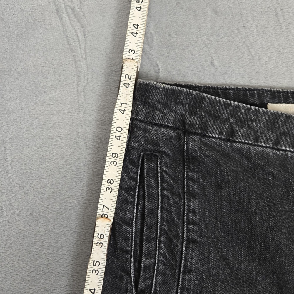 Anthropologie Pilcro The Skipper Jeans Women 29 Black High Rise Wide Leg Stretch - Picture 12 of 12